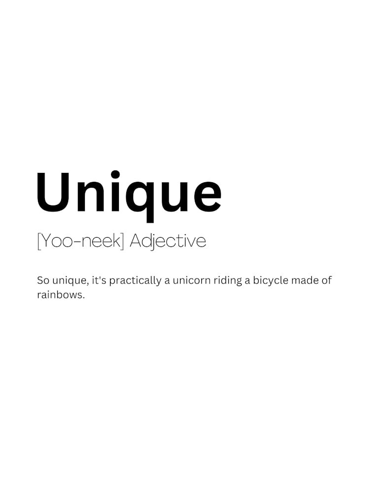 Unique Definition Meaning