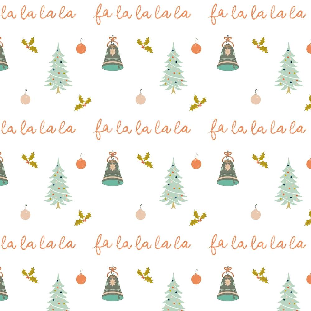 Motif de sapin de Noël blanc