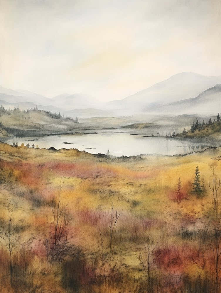 Autumn Forest Landscape Dovre National Park Norway 4