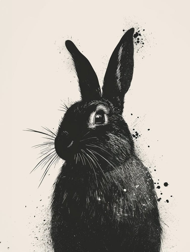 Polish Rabbit Nursery Illustration 4 Art Print by Ritual Art Prints – Fy!