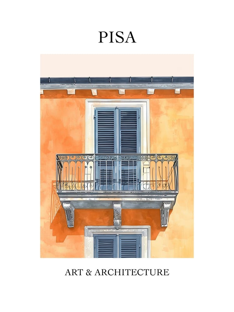 Pisa Travel And Architecture Poster 3