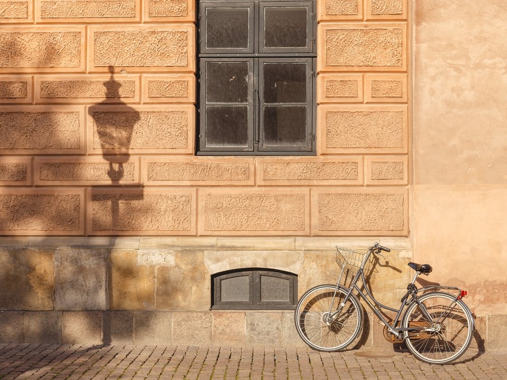 Bycicle And Light In Copenhagen