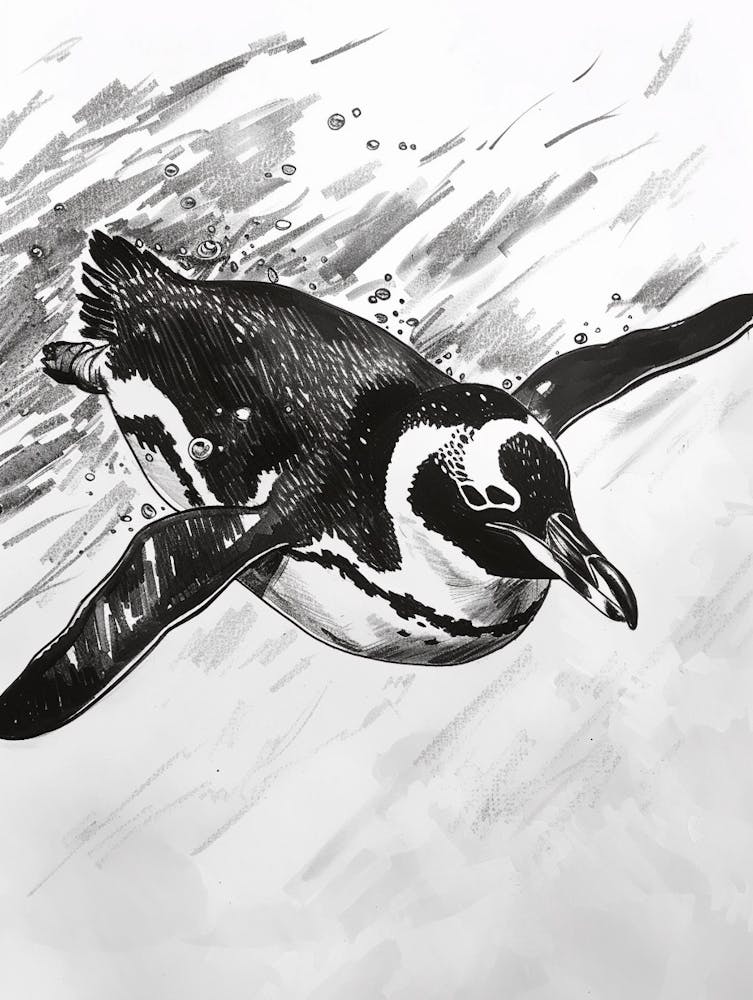 Emperor Penguin Swimming 4