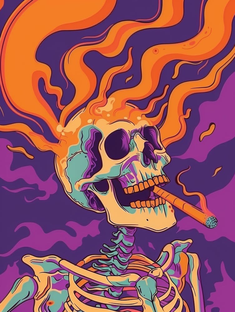Psychedelic Skeleton