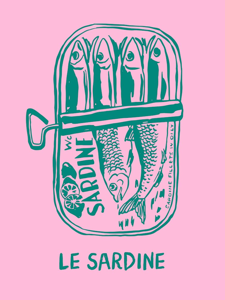 Le Sardine Print
