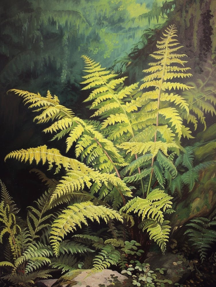 Sword Fern Painting 2