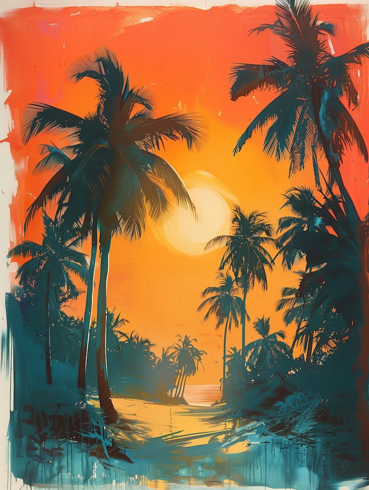 Sonnenuntergang am Strand 12