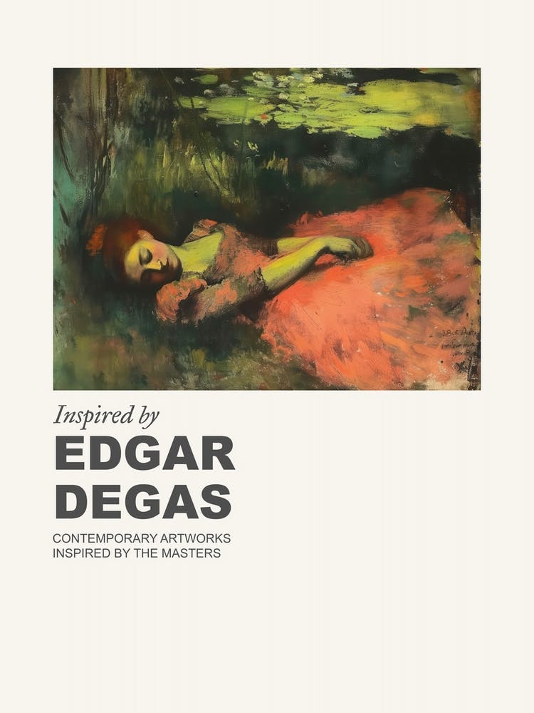 Museum Poster Inspired By Edgar Degas 3