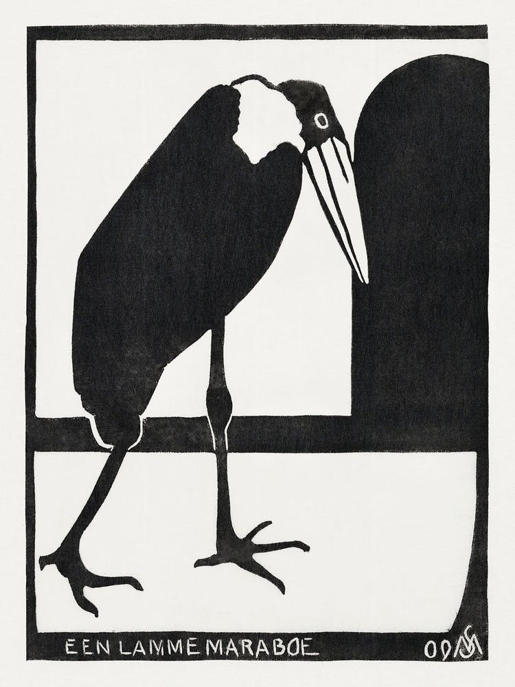 A Lame Marabou (1909), Samuel Jessurun
