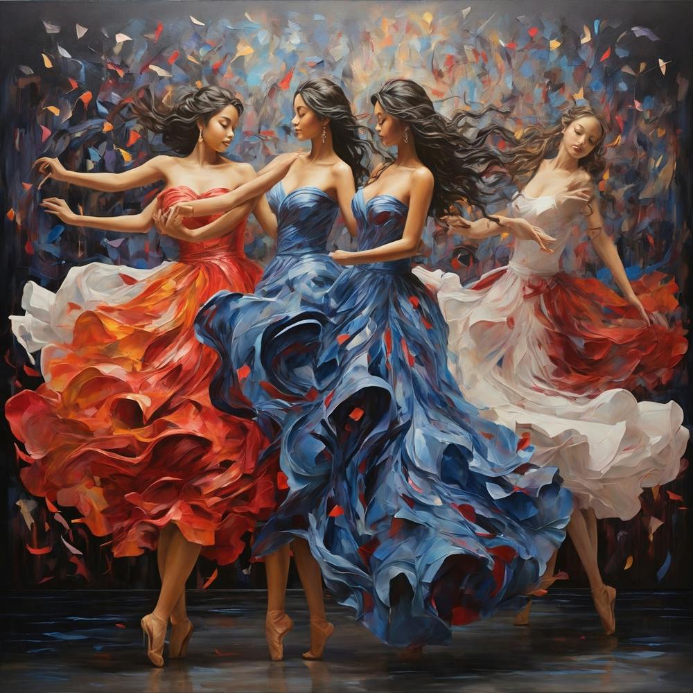Three Dancers