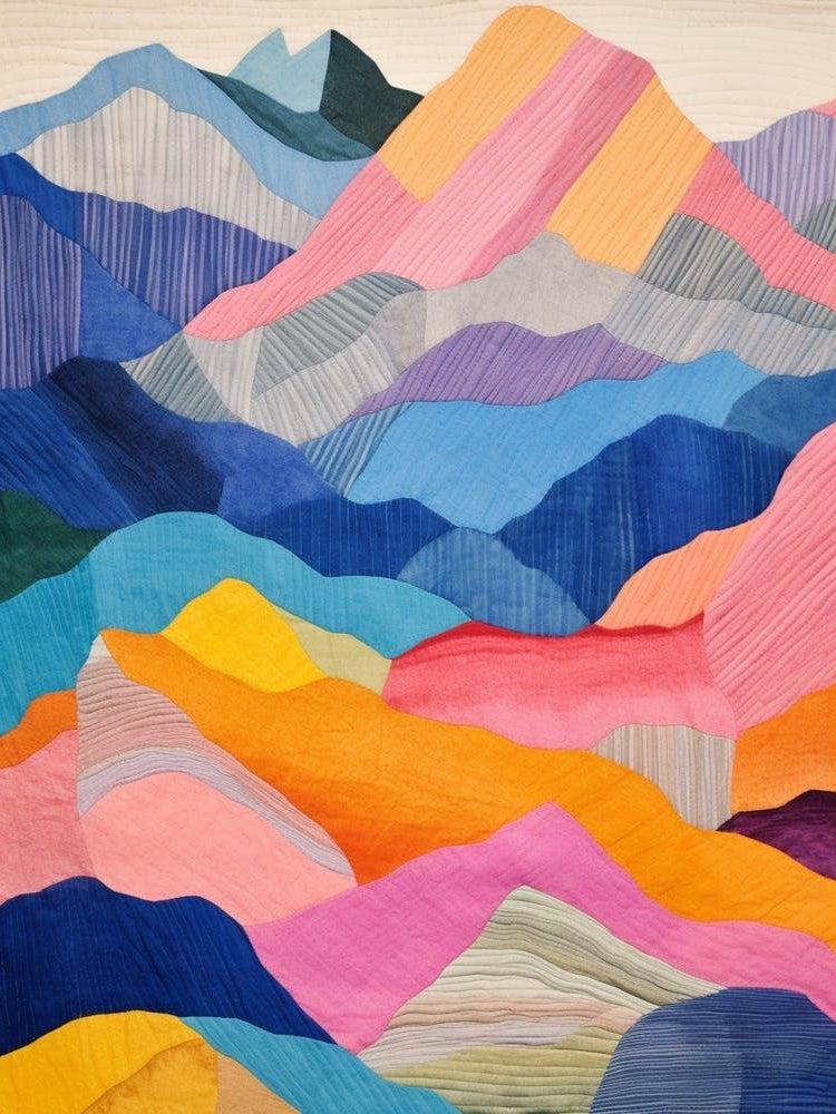 Mount Washington United States 5 Colourful Mountain Illustration