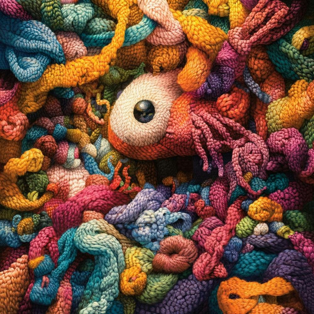 Knitted Octopus