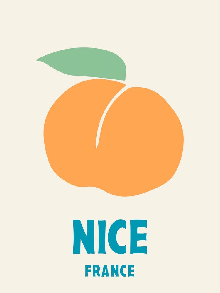 Nice, France, Graphic Style Poster 4