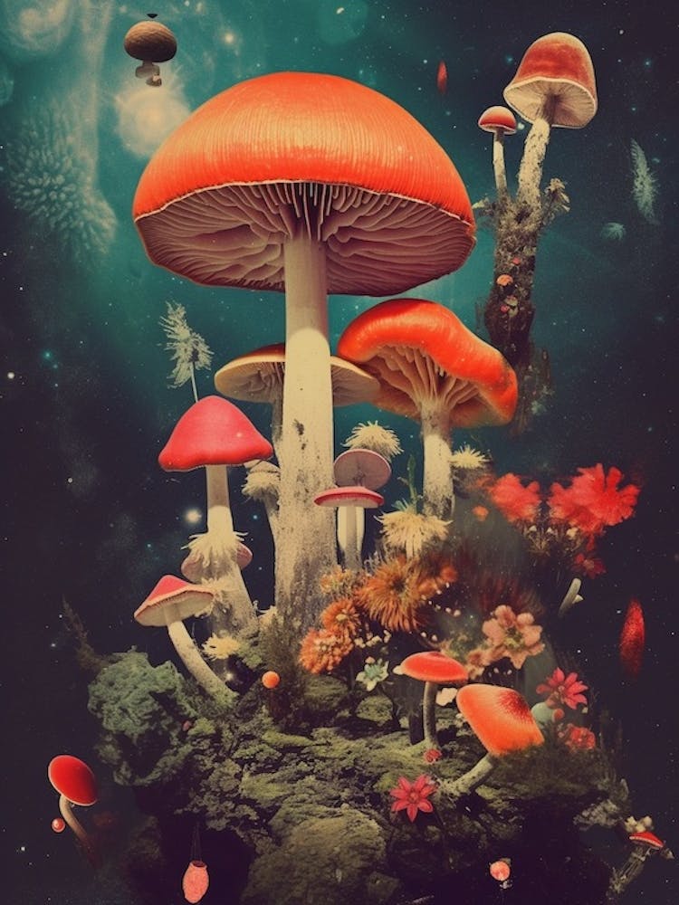 Mushroom Collage 2