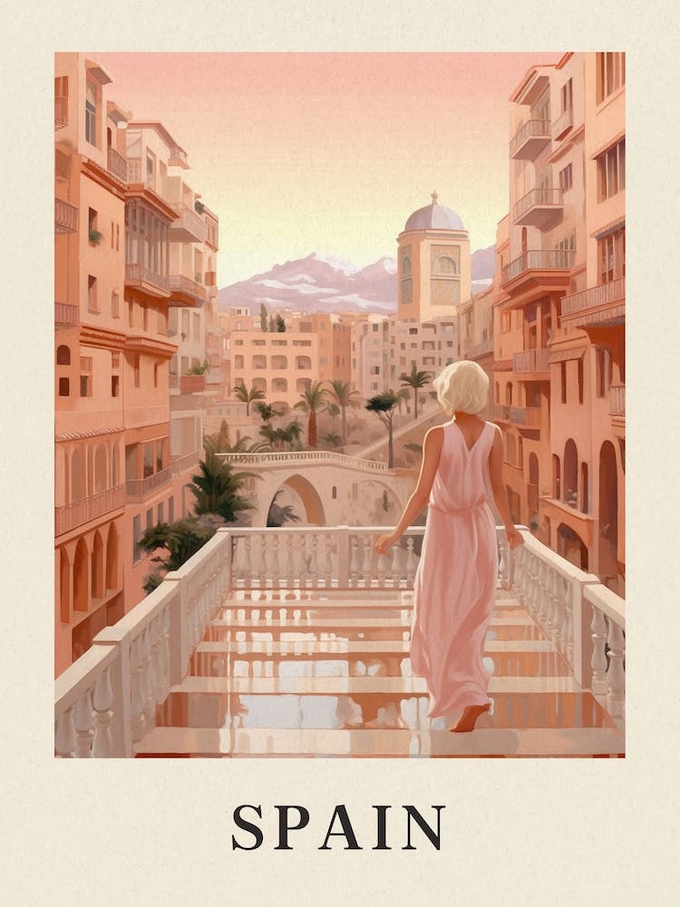 Vintage Travel Poster Spain 2