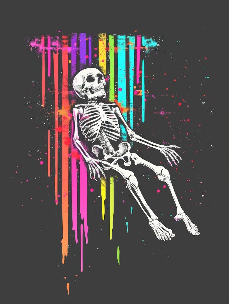 Rainbow Skeleton 5