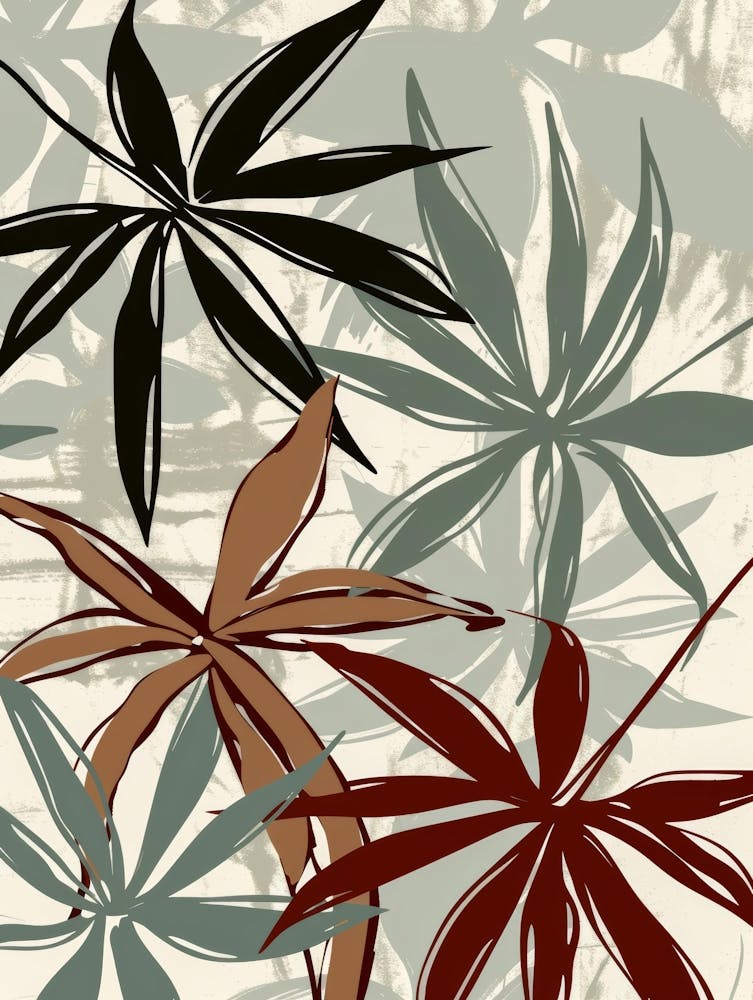Tropical Leaves Vector