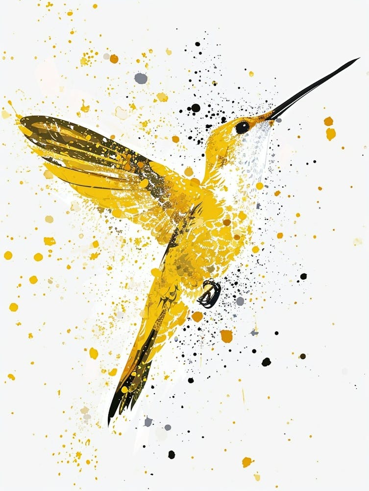 Yellow Hummingbird 2
