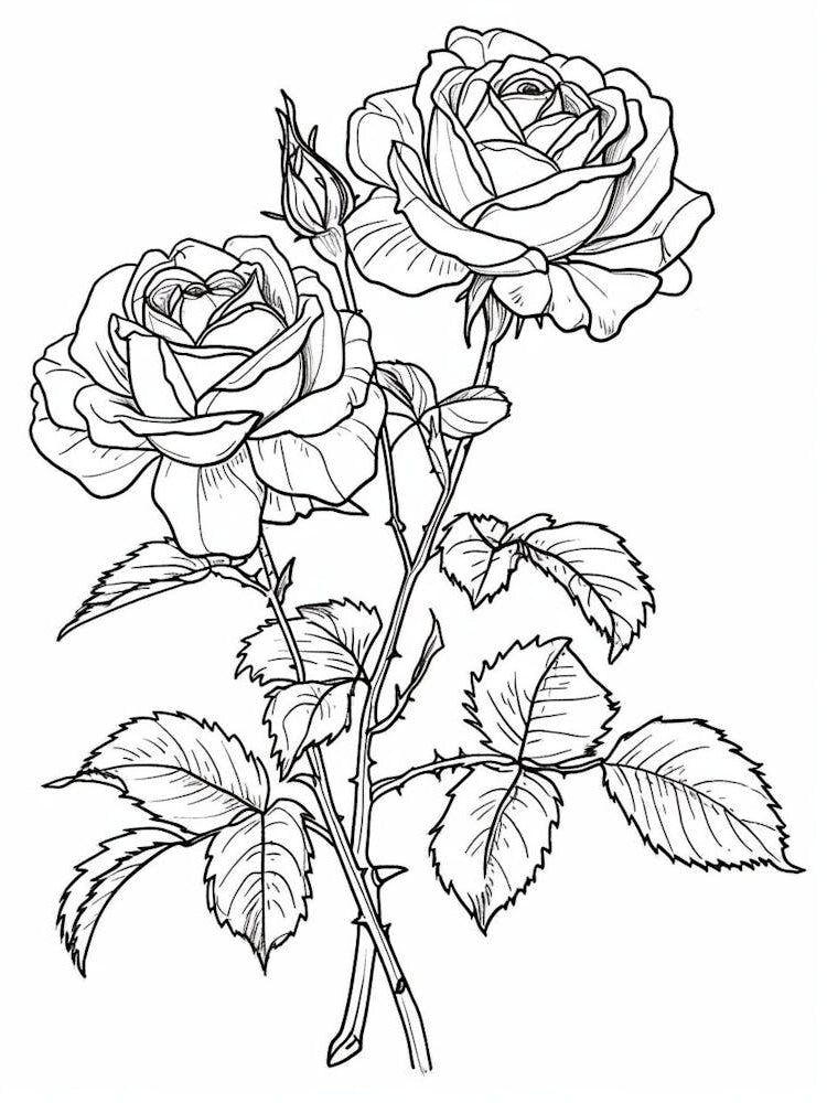 Roses Sketch 62