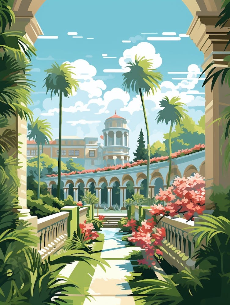 Vizcaya Museum And Gardens Usa Illustration 1 