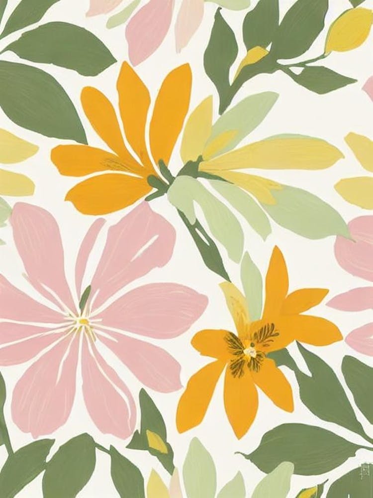 Alstromeria Pastel Floral Flower