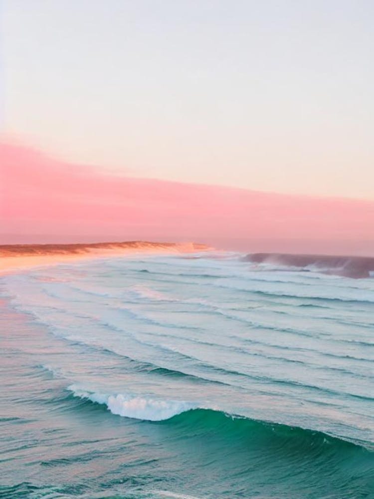 Merewether Beach, Australia Pink Photography 2