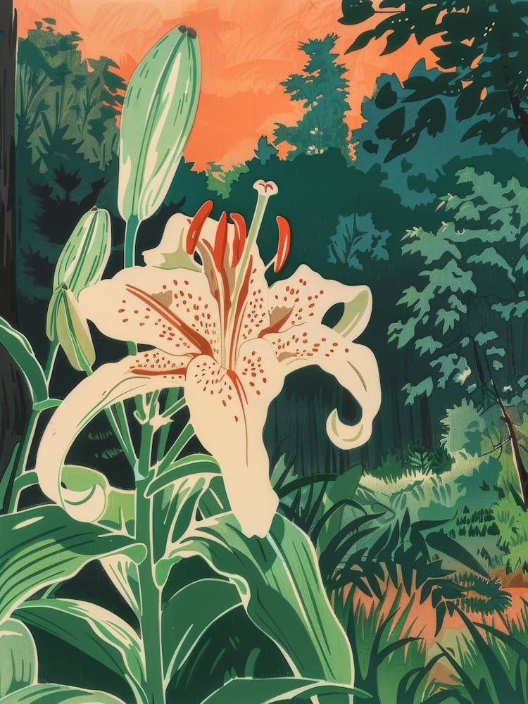 Lily In The Forest