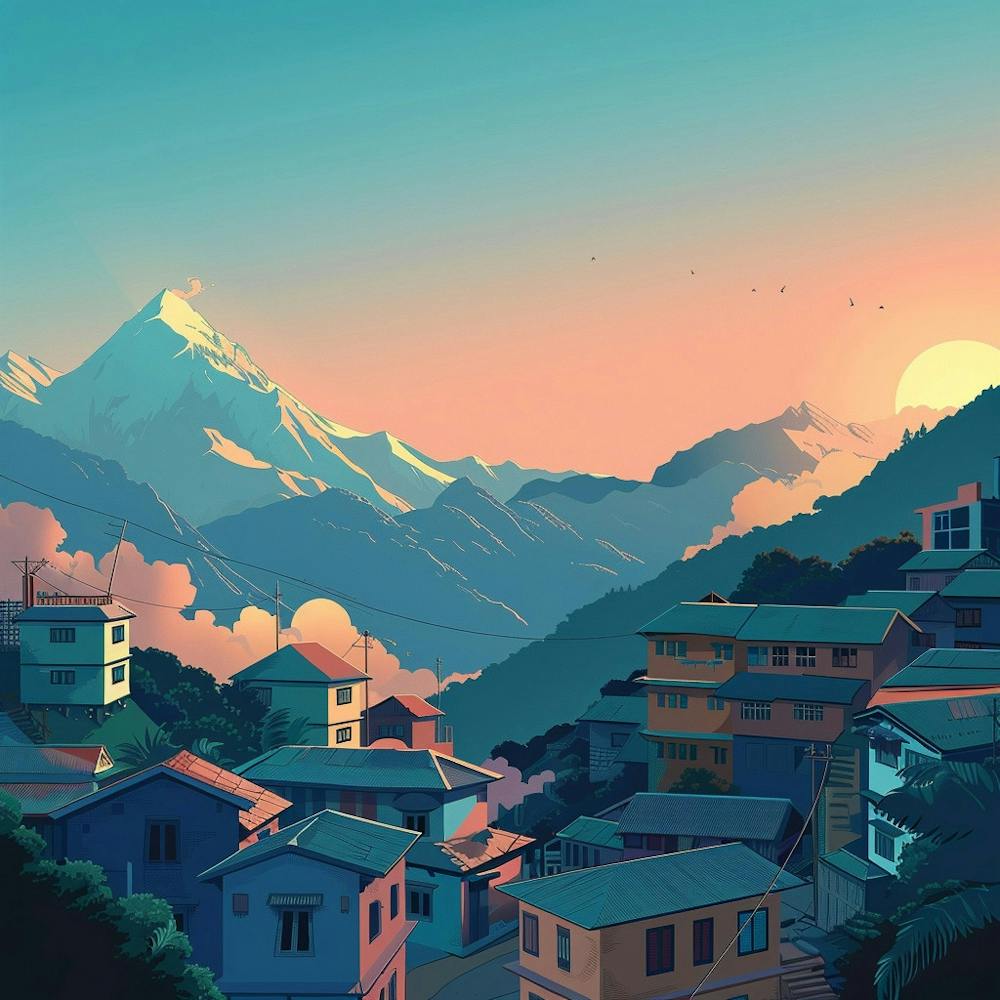 Nepal, Nepali Art, Nepali Painting, Nepali Painting, Nepal