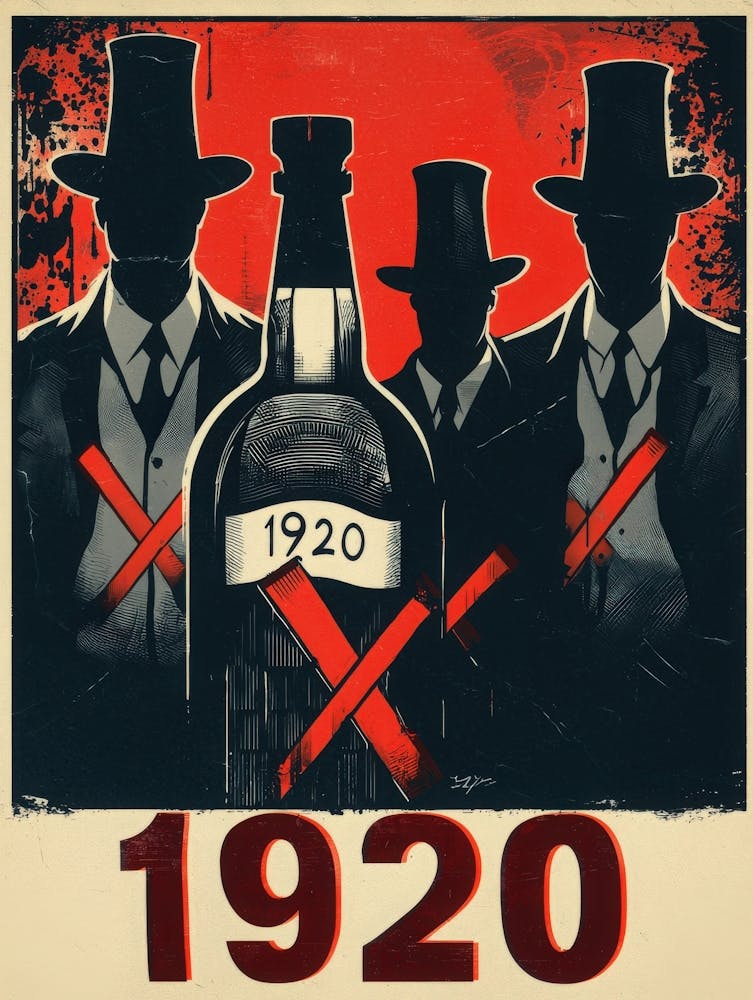 Aihrgdesign A Vintage Poster Symbolizing The Beginning Of Pro 46c0b701 E43c 452d B199 30184264d665 0