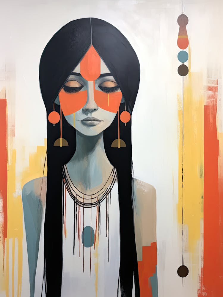 Spirit Of The Sacred Grove, Boho Art Style