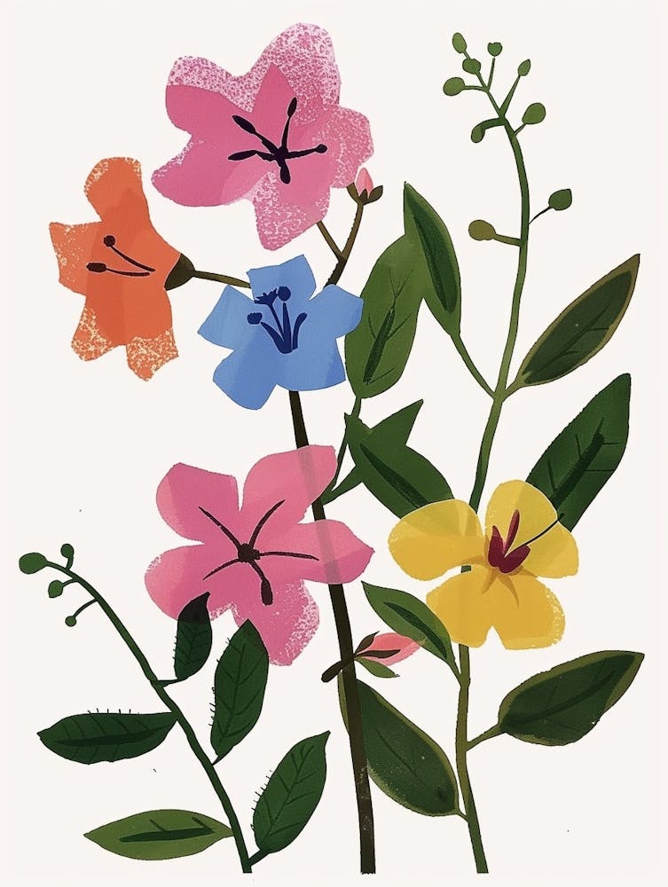 Fleurs Peintes Bougainvillea 4