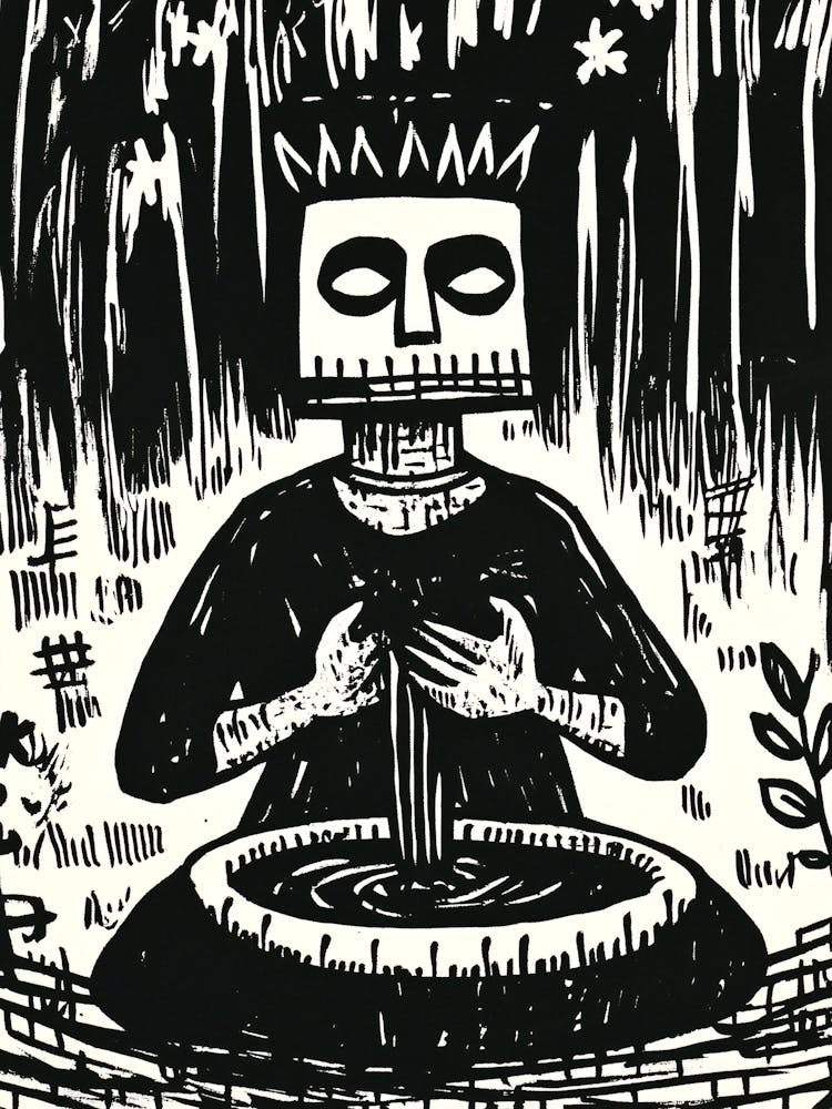 Skeleton In The Woods