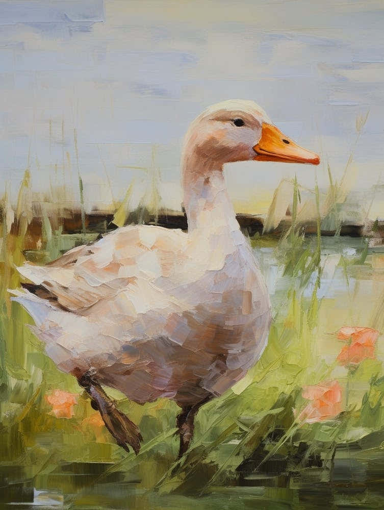 Bird Painting Goose 1