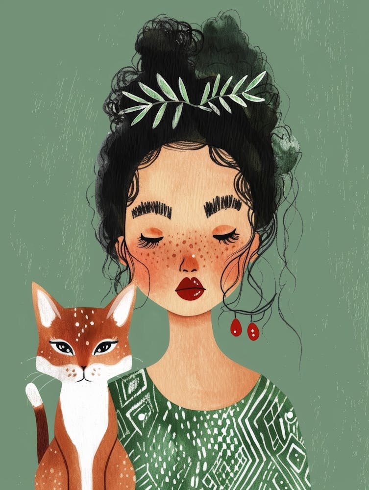 Girl With Fox