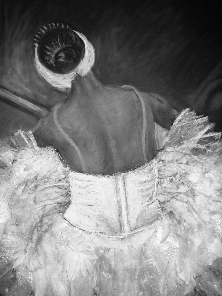 Ballerina in Studio