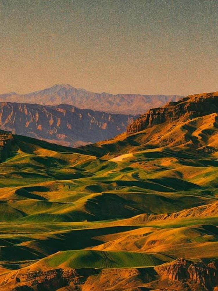 Masada National Park 2 Israel Vintage Poster