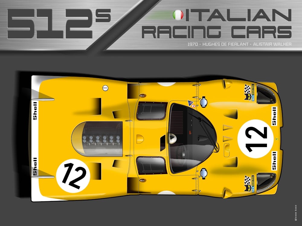 Ferrari 512S Le Mans No. 12