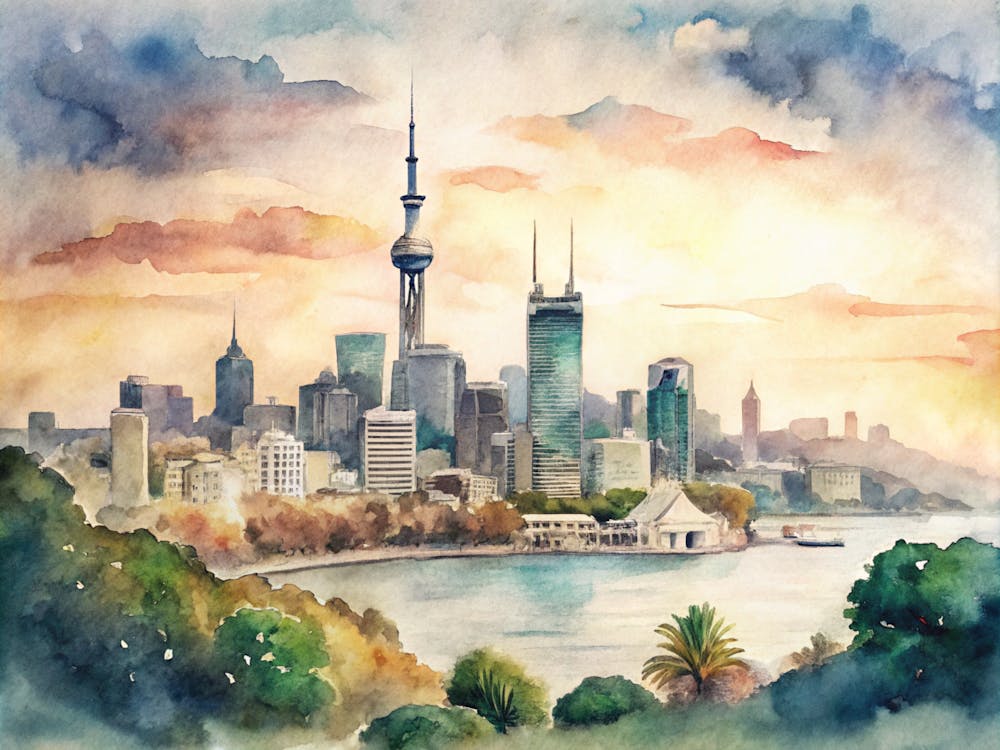 Auckland Skyline