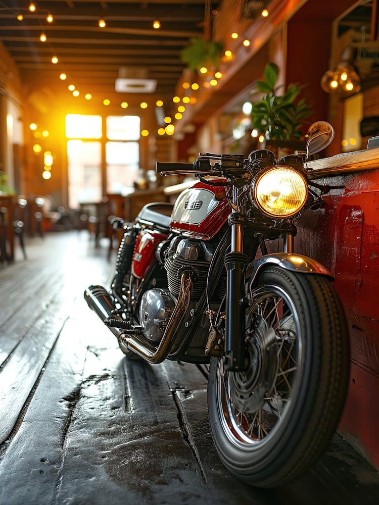 Cafe Racer Motorcycle
