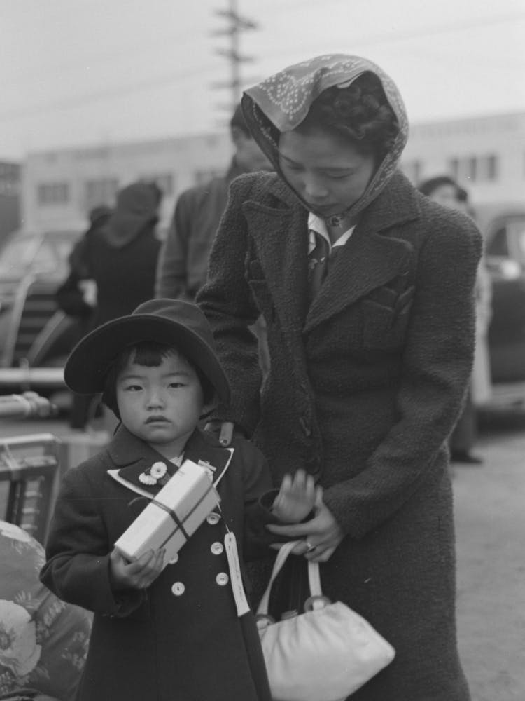 Untitled Photo, Possibly Related To Los Angeles, California, The Evacuation Of The Japanese Americans From West