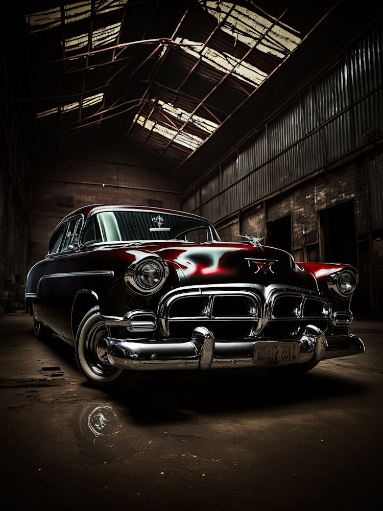Old Car In A Garage 1