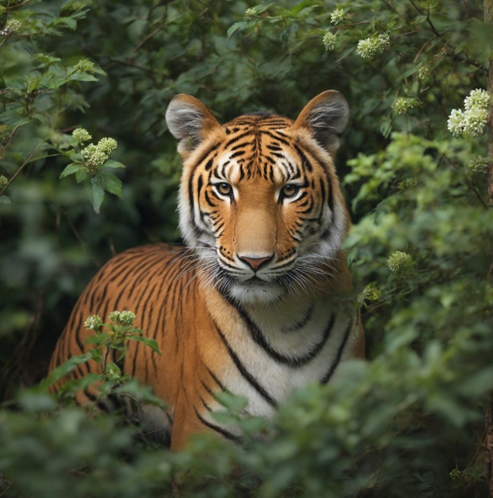 Tiger In The Forest