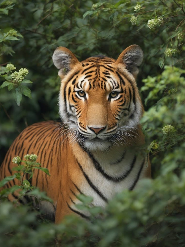 Tiger In The Forest