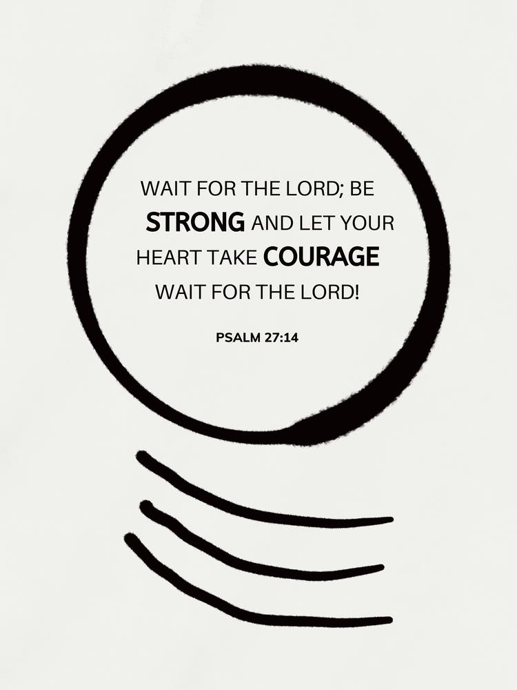 Bible verse - Psalm 27:14