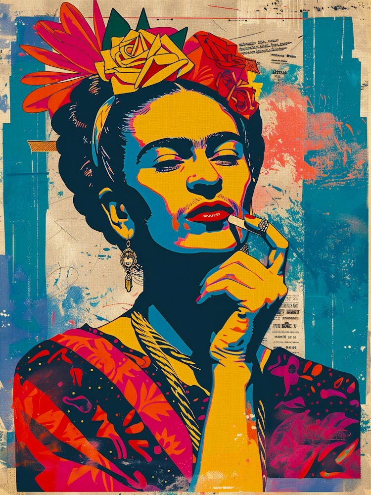 Frida Kahlo Vintage Poster 4
