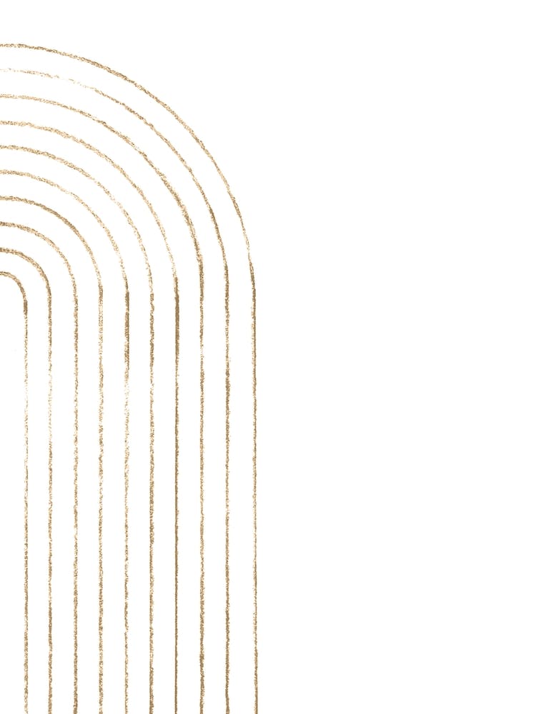 Beige linear arch