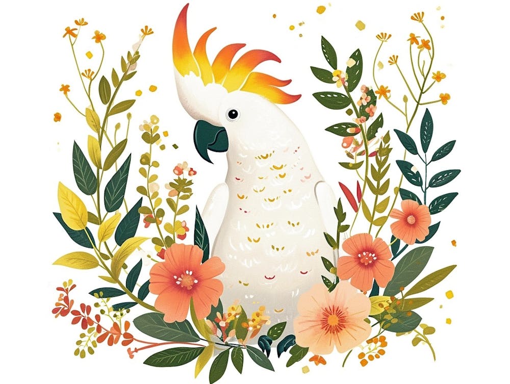 Little Floral Cockatoo 3