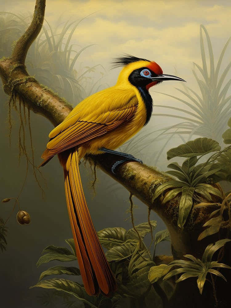 Tropical Treasure: Jungle Bird Print