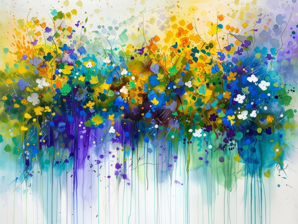 Abstract Flower Painting 18