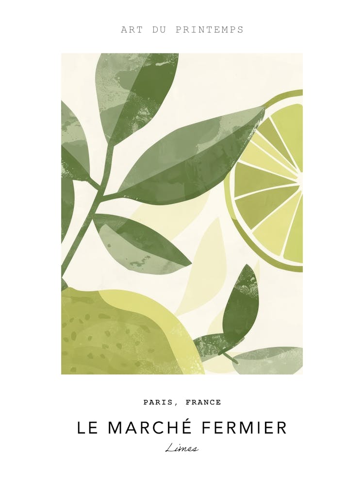 Limes Le Marche Fermier Poster 2